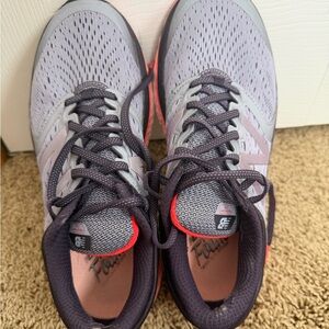 New Balance Women's Athletic Shoes - Light Gray and Purple
